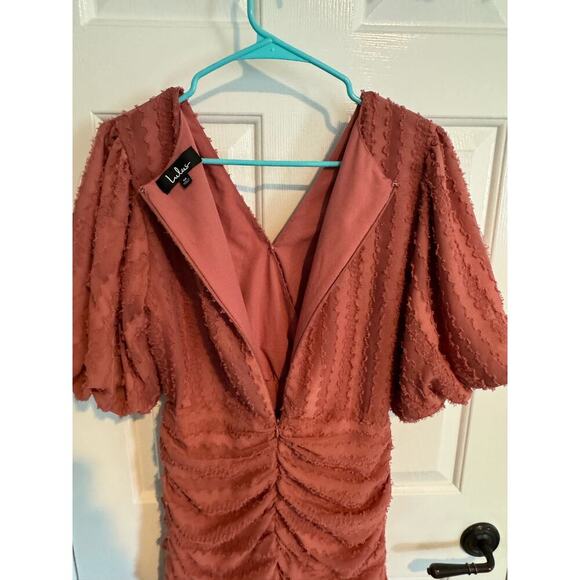 LULU's "Cherish the moment" Dress, size Medium, Rusty Rose - Picture 7 of 14